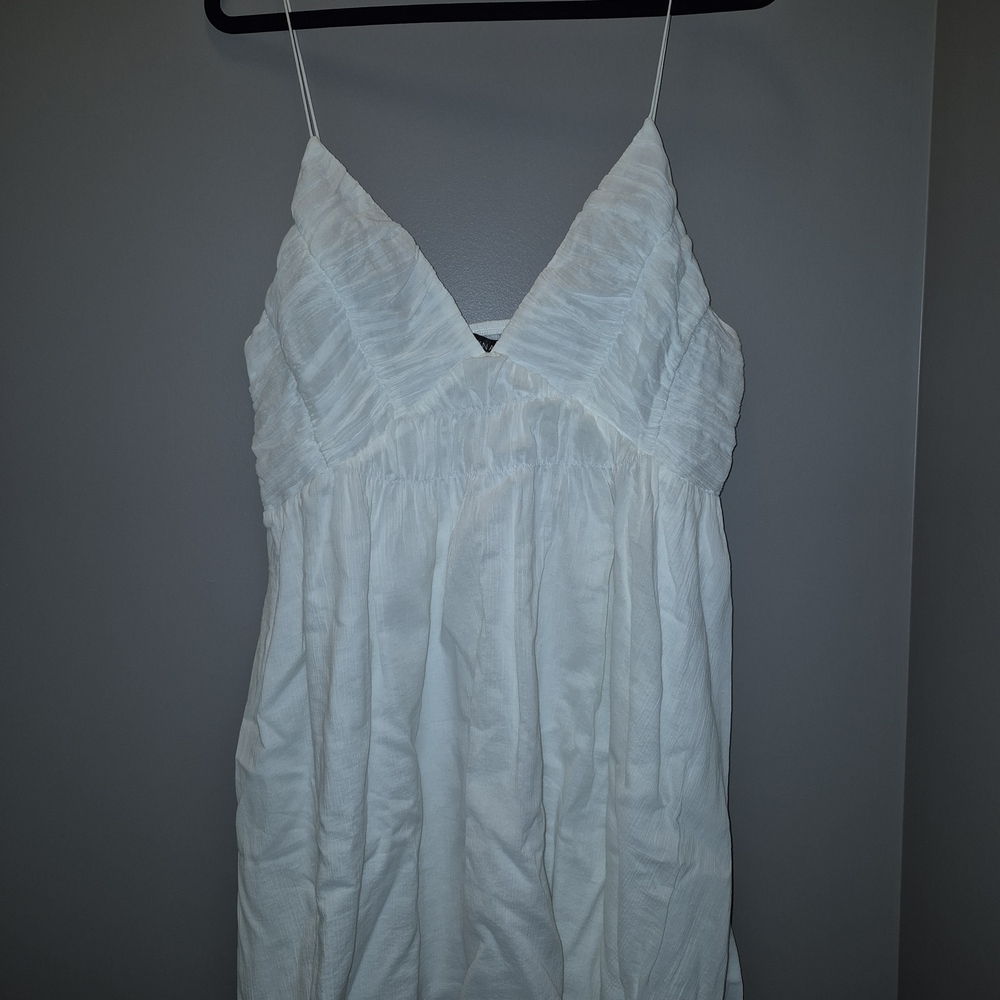 White Resort Mini Sun Dress